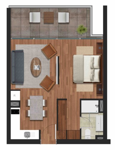 Departamentos Amoblados en Santiago